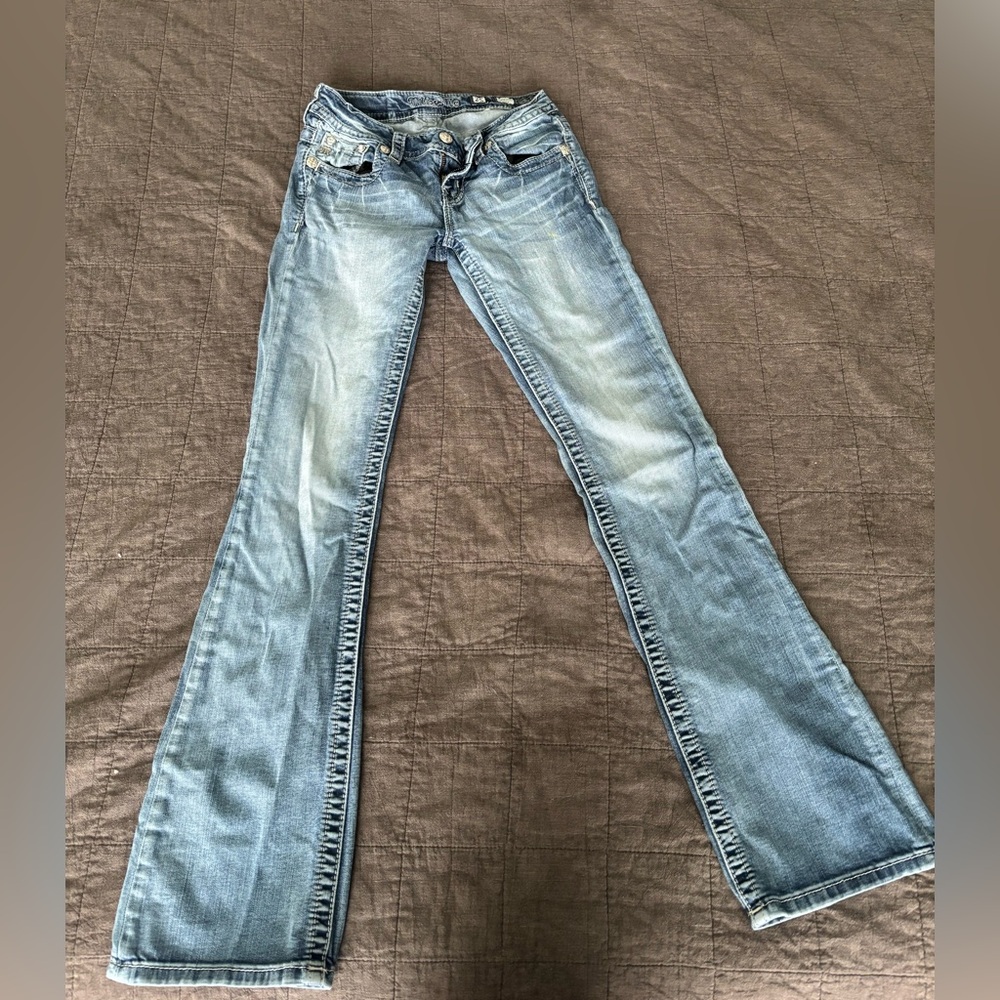 Miss Me Blue Boot Cut Jeans Classic Style